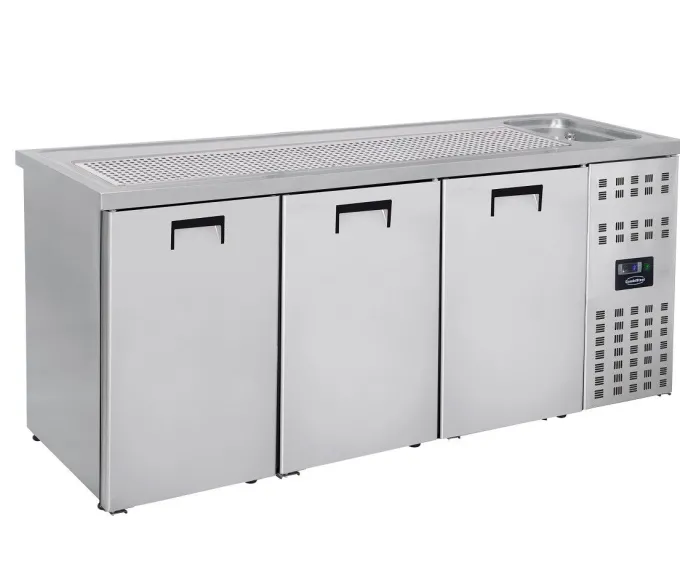 Refroidisseur de Bière Avec Evier - 3 Portes - 2R - Combisteel