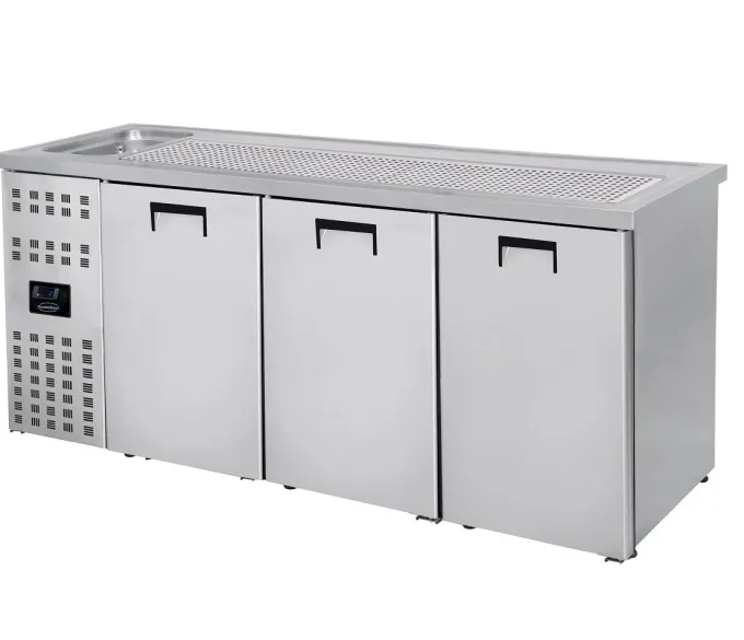 Refroidisseur de Bière Avec Evier - 3 Portes - 2R - Combisteel