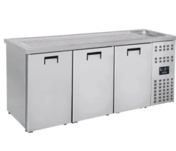 Refroidisseur de Boisson Avec Evier Gauche - 3 Portes - 2R - Combisteel
