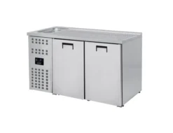 Refroidisseur de Boissons - 2 Portes - Evier Gauche - Combisteel