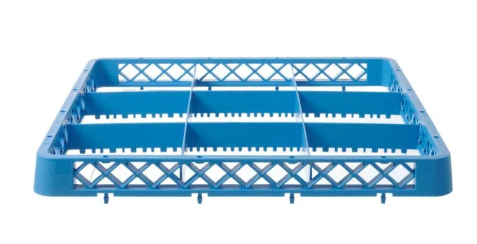 Rehausseur pour casier de lavage 9 compartiments 500x500x(H)45 mm - Hendi