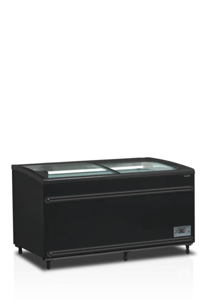 Réfrigérateur congélateur de supermarché noir SFI145B-CF VS - Tefcold