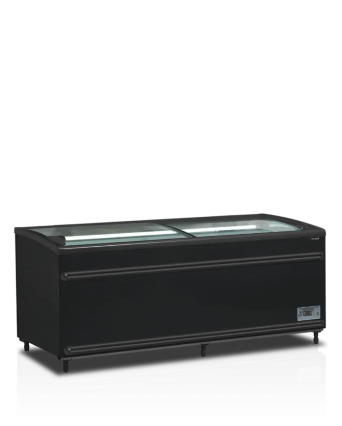 Réfrigérateur congélateur de supermarché noir SFI185B-CF VS - Tefcold