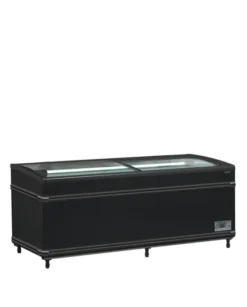 Réfrigérateur congélateur de supermarché noir SFI185B HC-CF VS - Tefcold