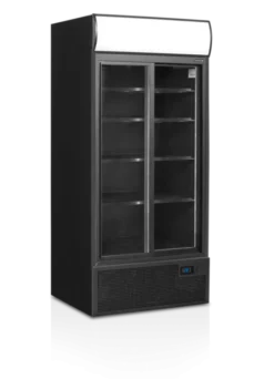 Réfrigérateur Vitré FSC891S Noir - TEFCOLD