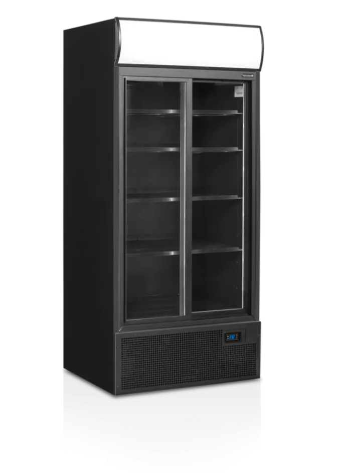 Réfrigérateur Vitré FSC891S Noir - TEFCOLD