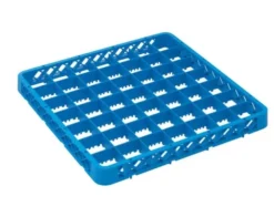 Réhausse Casier de Lavage 500 x 500 x 45mm - 49 Compartiments - Bleu - Matériel CHR Pro