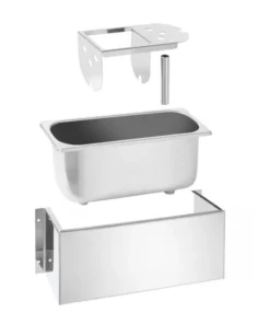 Rince Cuillère à Glace - Inox - H 115 mm - Hendi