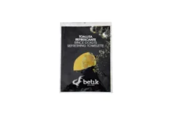 Rince-doigts en papier crêpé citron - 500 unités - Betik
