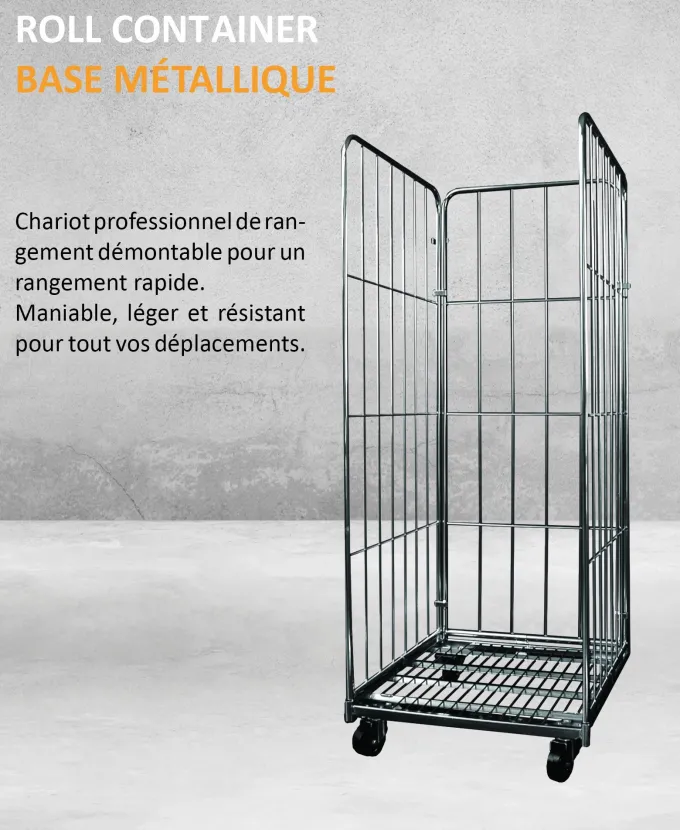 Rollcontainer avec Socle Métallique - L2G