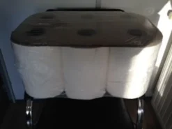 Rouleau blanc ecolabel - Lot de 2 colis de 6 bobines - Mp Hygiene
