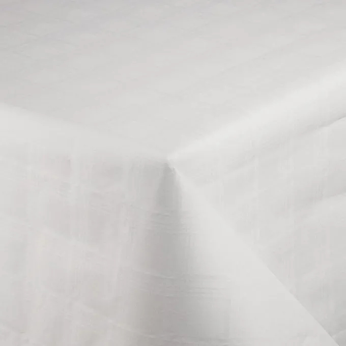 Rouleau de Nappe en Papier Damas Blanc - 50 m x 1,2 m