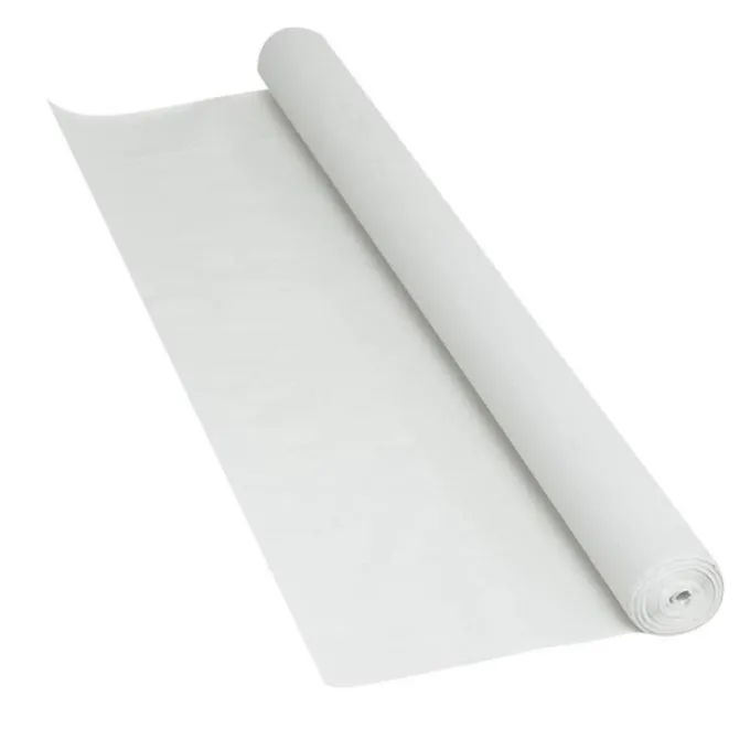Rouleau de Nappe en Papier Damas Blanc - 50 m x 1,2 m