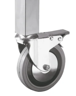 Roulettes pour Tables Inox de 600 mm de Hauteur - Lot de 4 - Distform