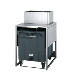 Réserve-Bac à Glaçons Inox 17kg avec Chariot de Manutention - BREMA
