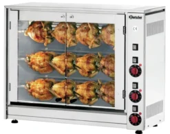Rôtissoire Professionnelle Électrique - 12 Poulets - Bartscher