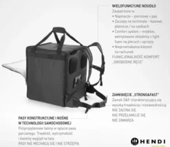 Sac à Dos Isotherme de Transport Alimentaire 75,2L - Hendi