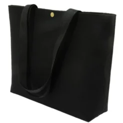 Sac Feutrine Noir Anses Textile Lot de 30 - Créapak