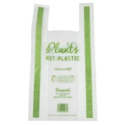 Sacs Bretelles Compostables en PLA Taille Moyenne - Lot de 500 - Vegware