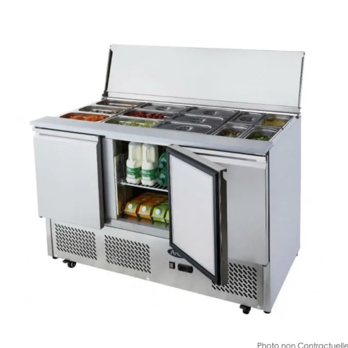 Saladette Pizza Réfrigérée Positive 3 Portes - 4 GN 1/1 - Atosa