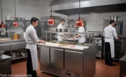 Saladette Pizza Réfrigérée Positive 3 Portes - 4 GN 1/1 - Atosa