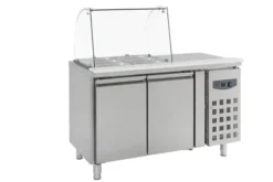 Saladette réfrigérée GN 1/1 - Vitrée 2 portes - Combisteel