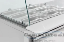 Saladette réfrigérée GN 1/1 - Vitrée 2 portes - Combisteel