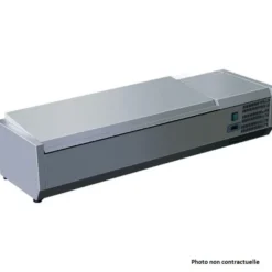 Saladette Réfrigérée Inox à Poser - 4 à 7 Bacs GN 1/3 et 1 Bac GN 1/2 - AFI Collin Lucy