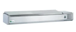 Saladette Réfrigérée Inox à Poser - 7 bacs GN 1/3 + 1 GN 1/2 - AFI Collin Lucy