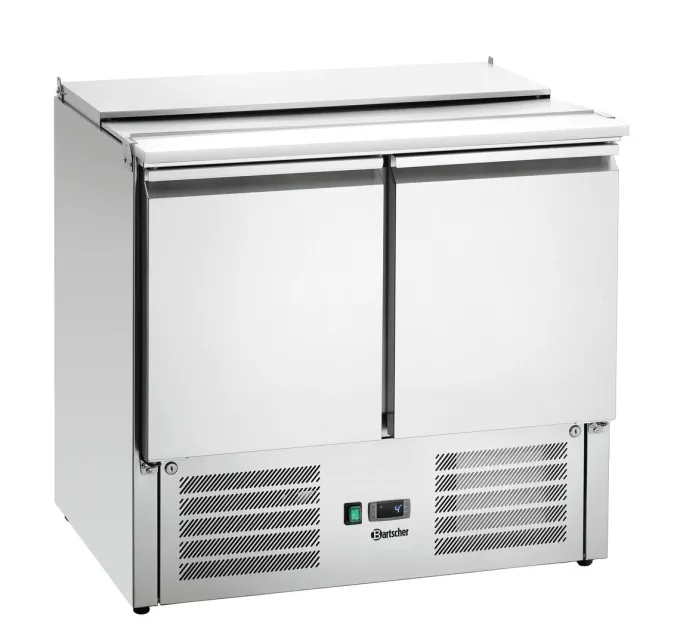 Saladette Réfrigérée 2 Portes avec Couvercle 900T2 - Bartscher