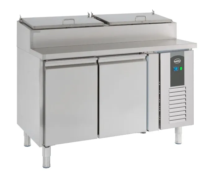 Saladette Réfrigérée - 2 Portes Avec Couvercle - Combisteel