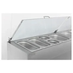 Saladette réfrigérée - 3 portes avec couvercle - Combisteel
