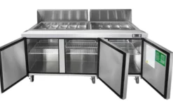 Saladette Réfrigérée 3 Portes 600 L - 18 Bacs GN 1/6 - Atosa