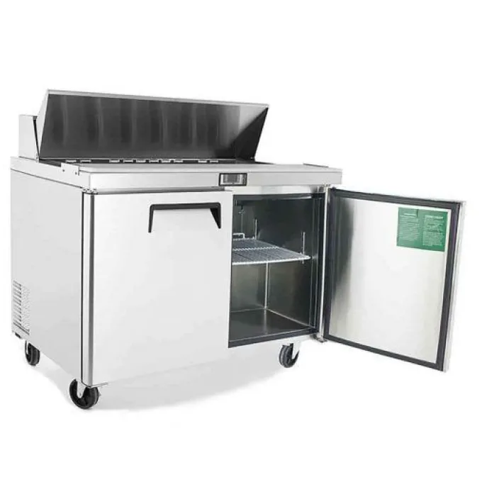 Saladette Réfrigérée 2 Portes 380 L - 12 Bacs GN 1/6 - Atosa