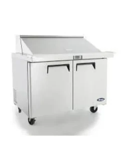 Saladette Réfrigérée 2 Portes 380 L - 12 Bacs GN 1/6 - Atosa