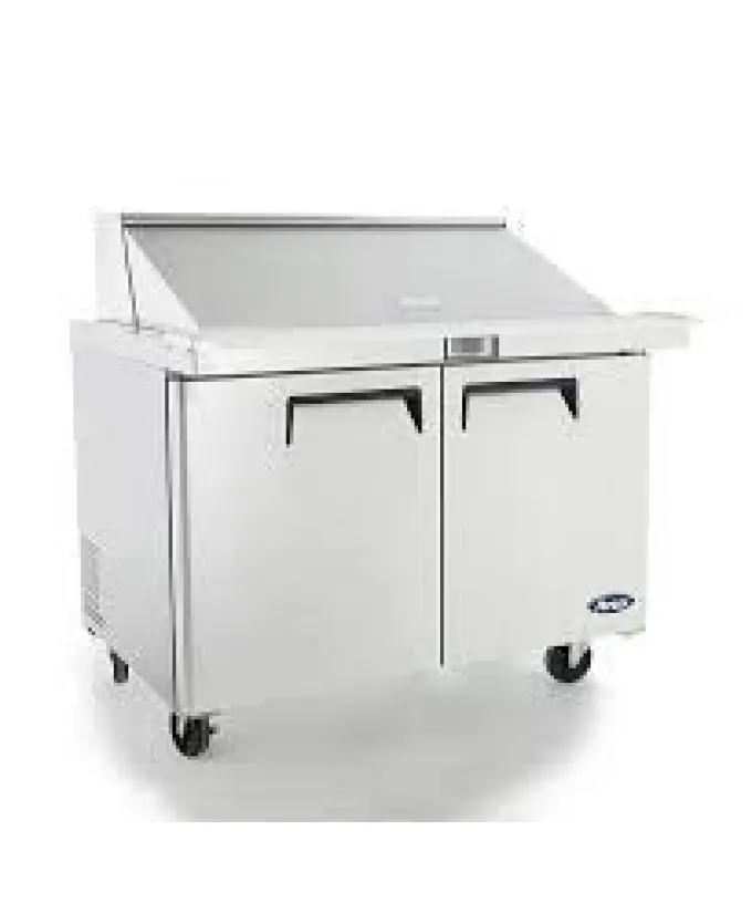 Saladette Réfrigérée 2 Portes 380 L - 12 Bacs GN 1/6 - Atosa