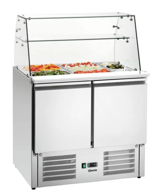 Saladette Réfrigérée 2 Portes 900T2GL - Bartscher