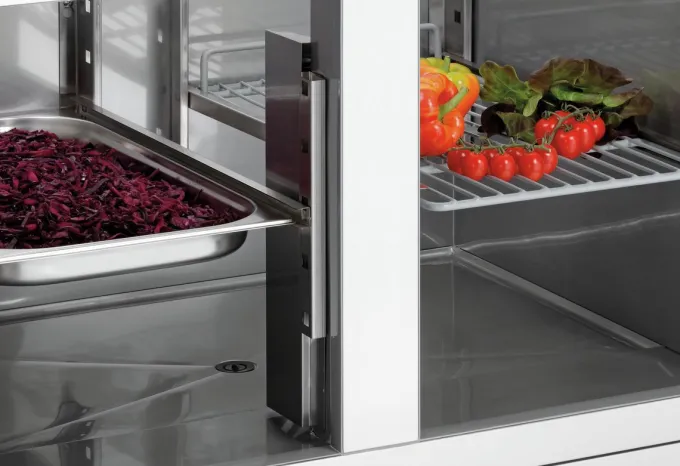 Saladette Réfrigérée 2 Portes 900T2GL - Bartscher