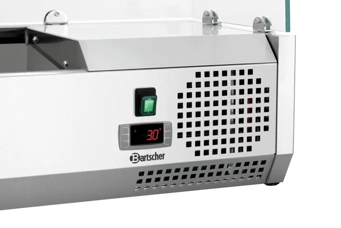 Saladette Réfrigérée Vitrée - 10 x GN 1/4 - GL3-2005 - Bartscher