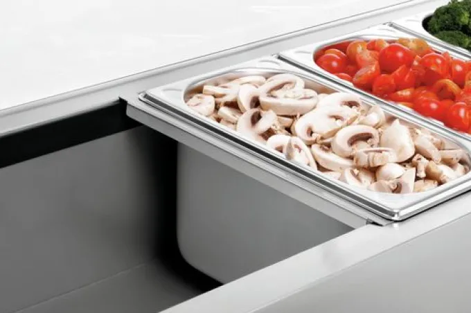 Saladette Réfrigérée Vitrée - 10 x GN 1/4 - GL3-2005 - Bartscher
