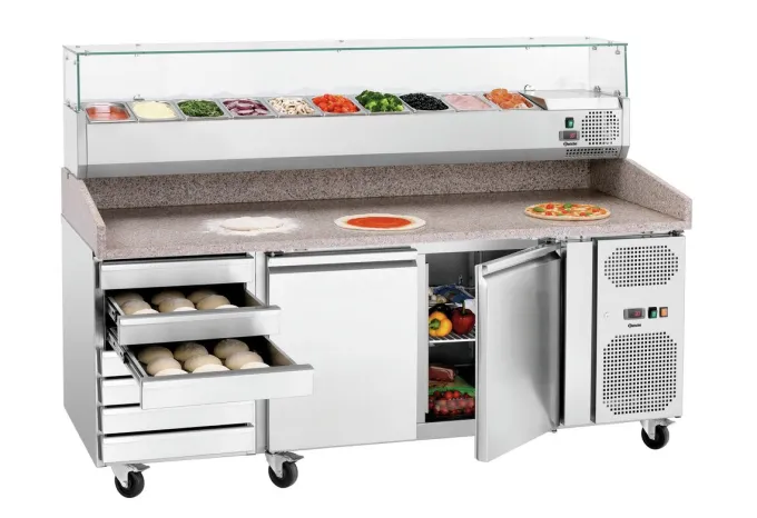Saladette Réfrigérée Vitrée - 10 x GN 1/4 - GL3-2005 - Bartscher