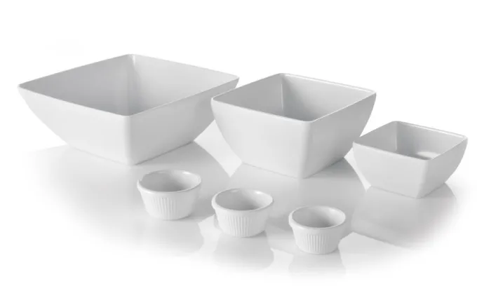 Saladier carré Blanc 130x130x(H)65mm - Hendi
