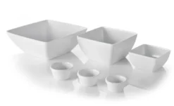 Saladier carré Blanc 270x270x(H)105mm - Hendi