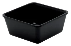 Saladier Carré Noir Plexiglas 1500ml - L2G