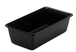 Saladier Rectangulaire Noir 1500ml Plexiglas PMMA - L2G