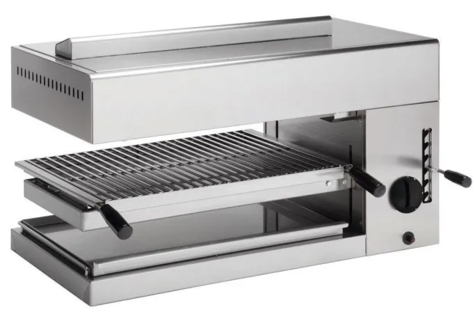 Salamandre de Cuisine gaz - Base mobile 8 positions - Grille 575 x 400 mm - SG7