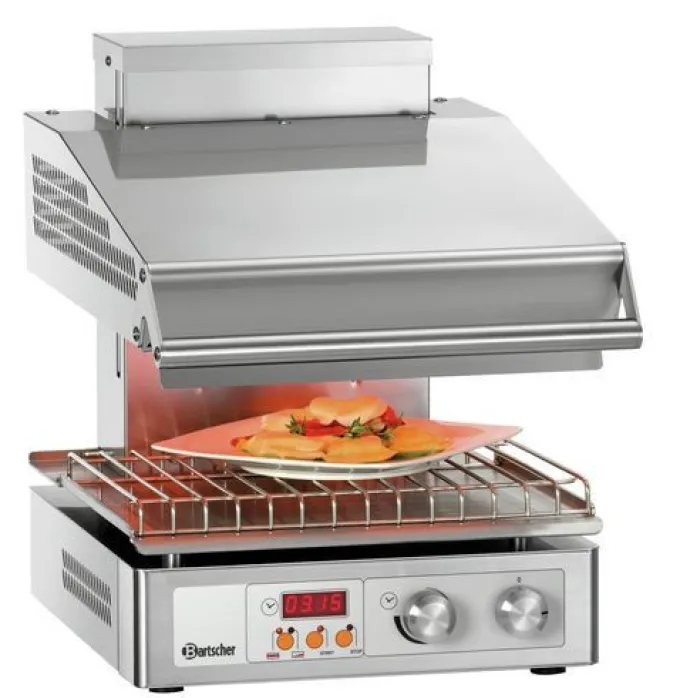 Salamandre de Cuisine électrique hi-light - 2 zones - Bartscher