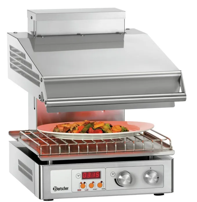Salamandre de Cuisine électrique hi-light - 2 zones - Bartscher