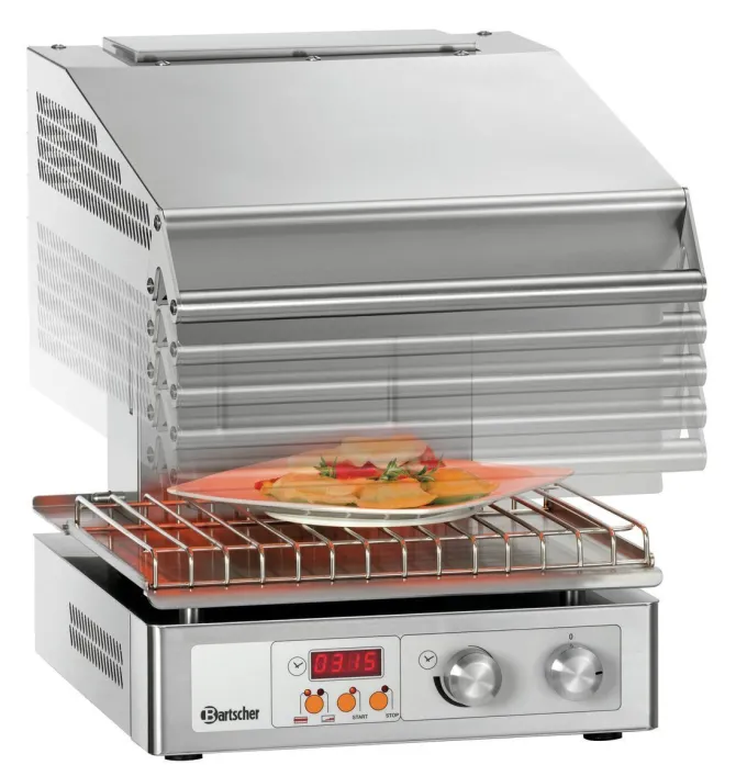 Salamandre de Cuisine électrique hi-light - 2 zones - Bartscher
