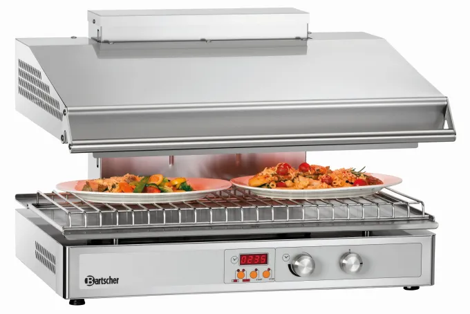 Salamandre de Cuisine électrique Hi-Light-Lift 700 - 2 zones - Bartscher